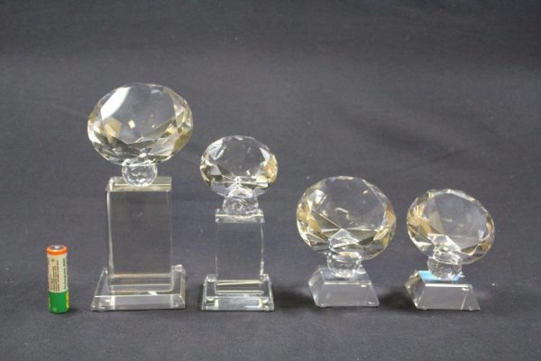 Custom Designed Crystal Glass Trophies