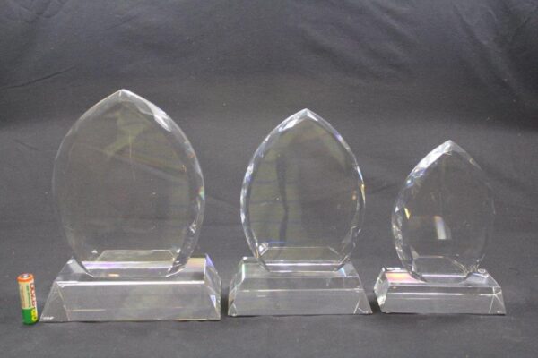 Crystal Glass Trophy - Pear