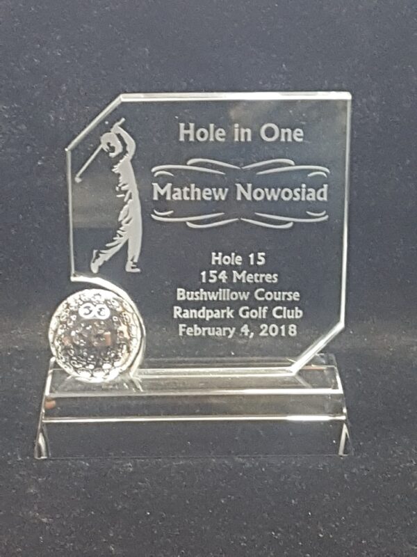 Crystal Glass Trophy