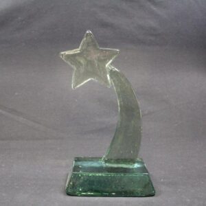 Recycled Glass Trophy - Shooting Star